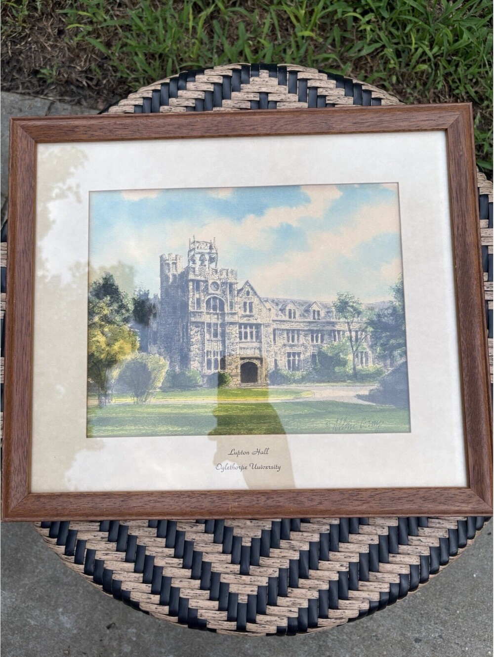 William Gerry Lupton Hall Oglethorpe University Framed Matted Print